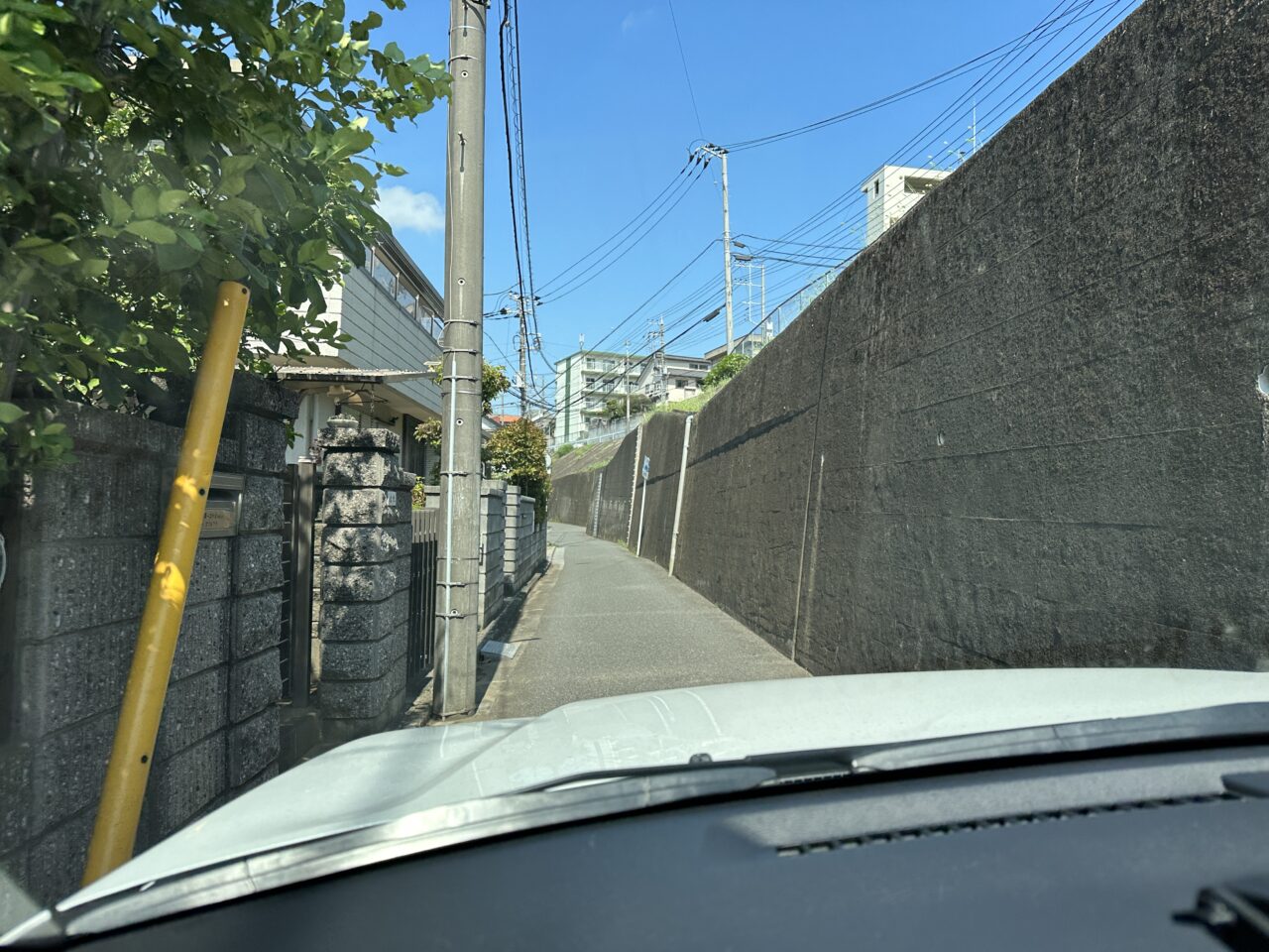 千葉県船橋市のペーパードライバー講習 激セマ！！超狭路