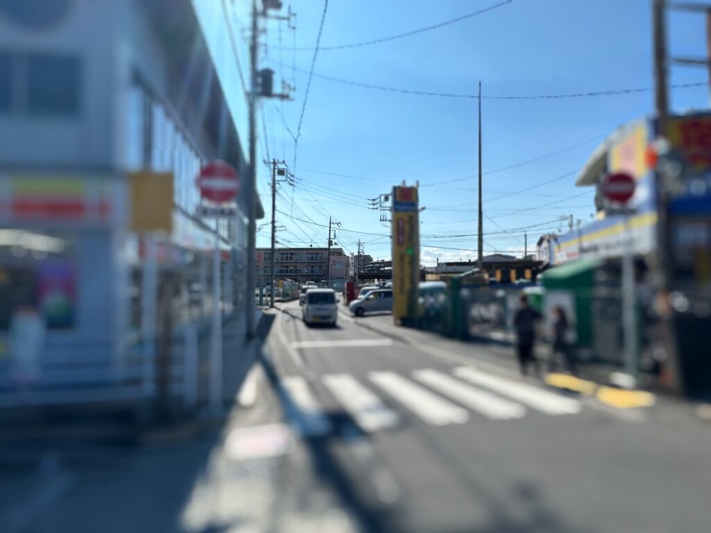 千葉県 船橋市 ペーパードライバー講習 船橋法典駅目の前の道