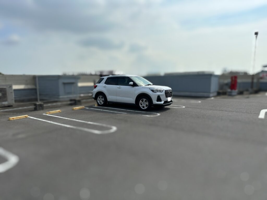 千葉県市川市 での ペーパードライバー講習 駐車して休憩