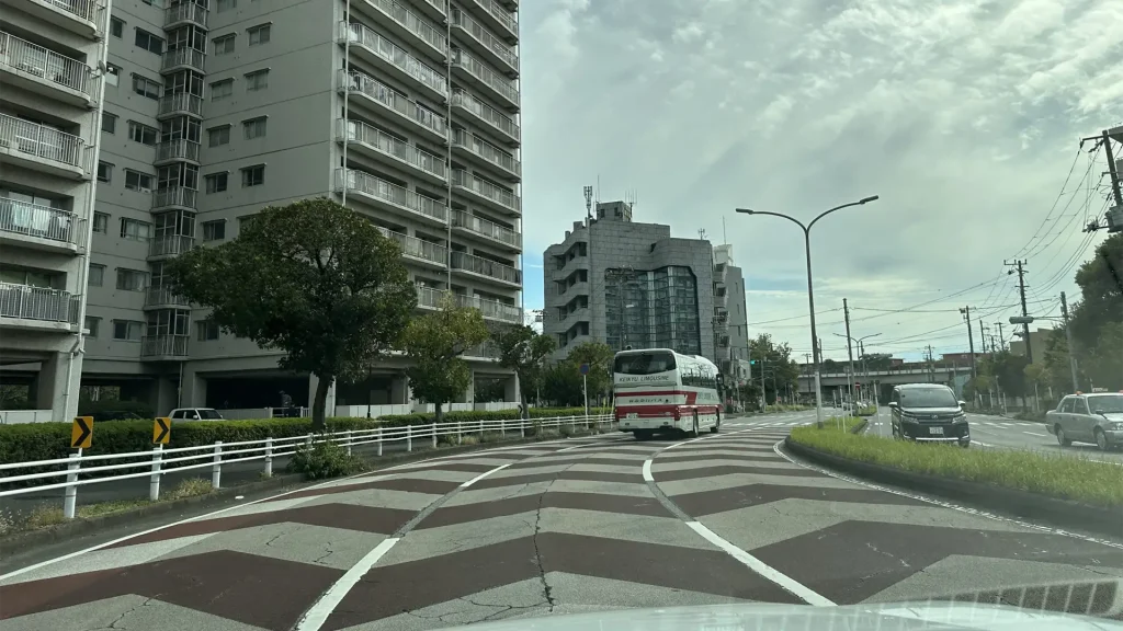 千葉市 美浜区 で絶対に怒られないペーパードライバー講習_道路の様子６