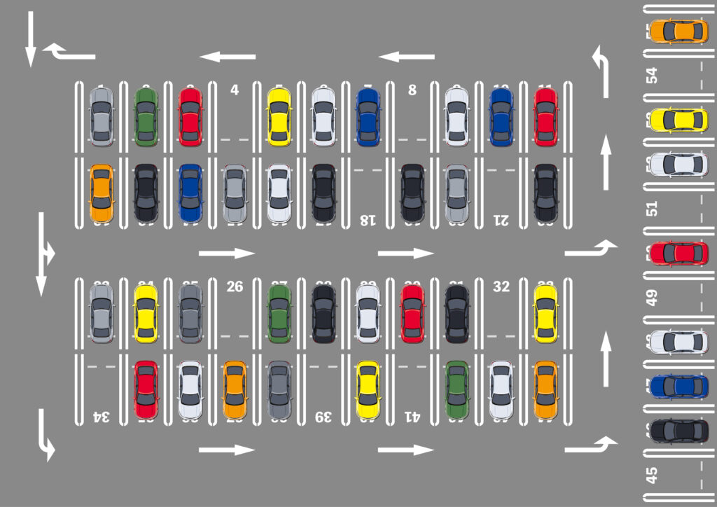 船橋市 での ペーパードライバー講習 駐車場のイメージ