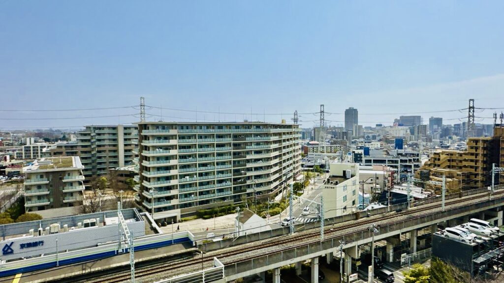 新船橋駅付近の街並み